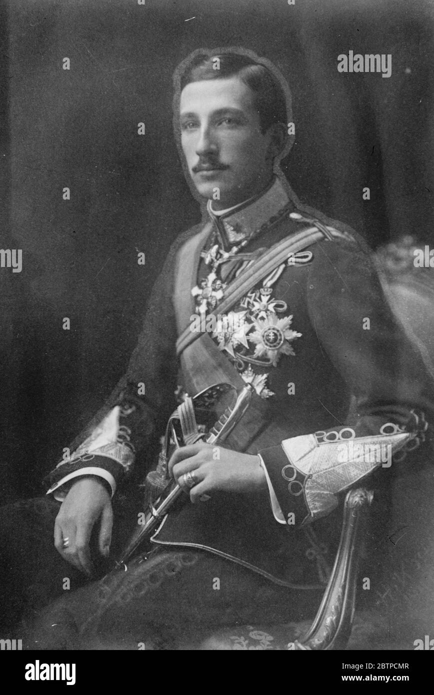 Re Boris . 22 ottobre 1930 Foto Stock