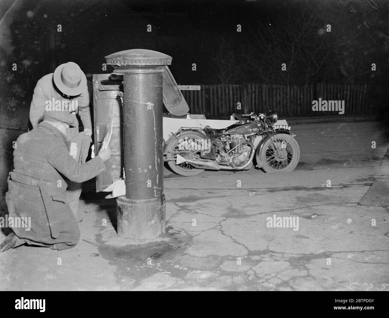 Postini dilettanti . 1934 Foto Stock