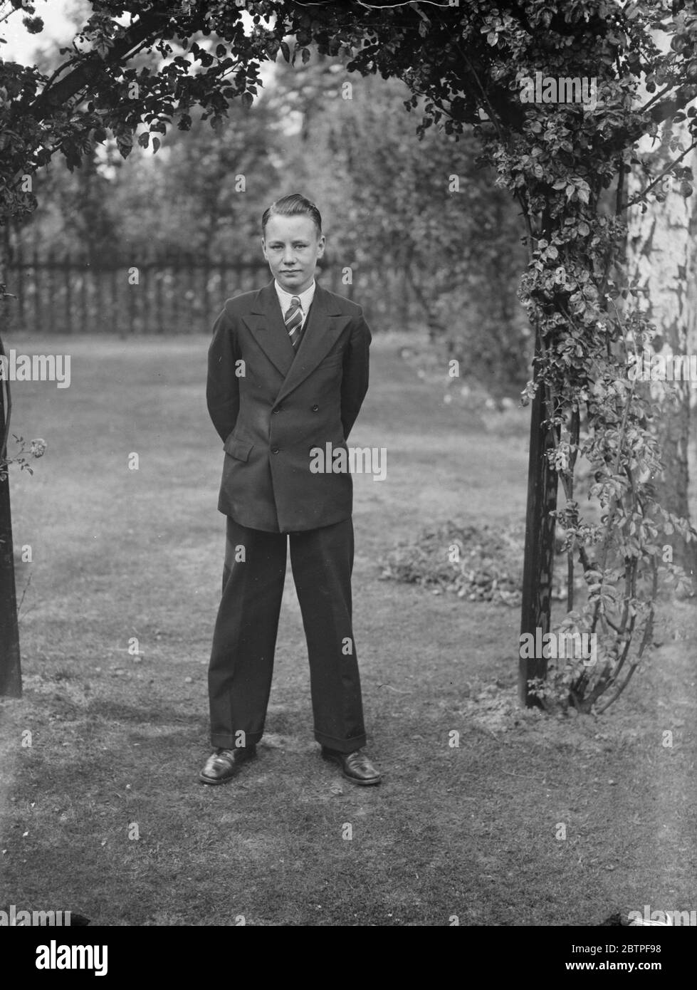 Bill Harris di Sidcup . 1938 Foto Stock