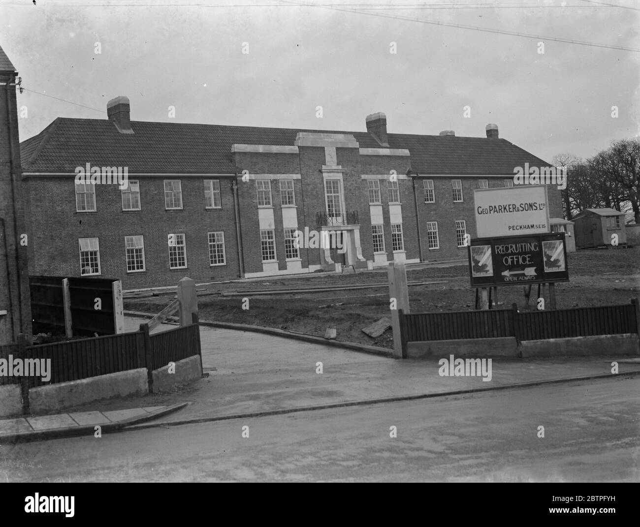 Sede dei territorials di Bexleyheath . 1939 Foto Stock