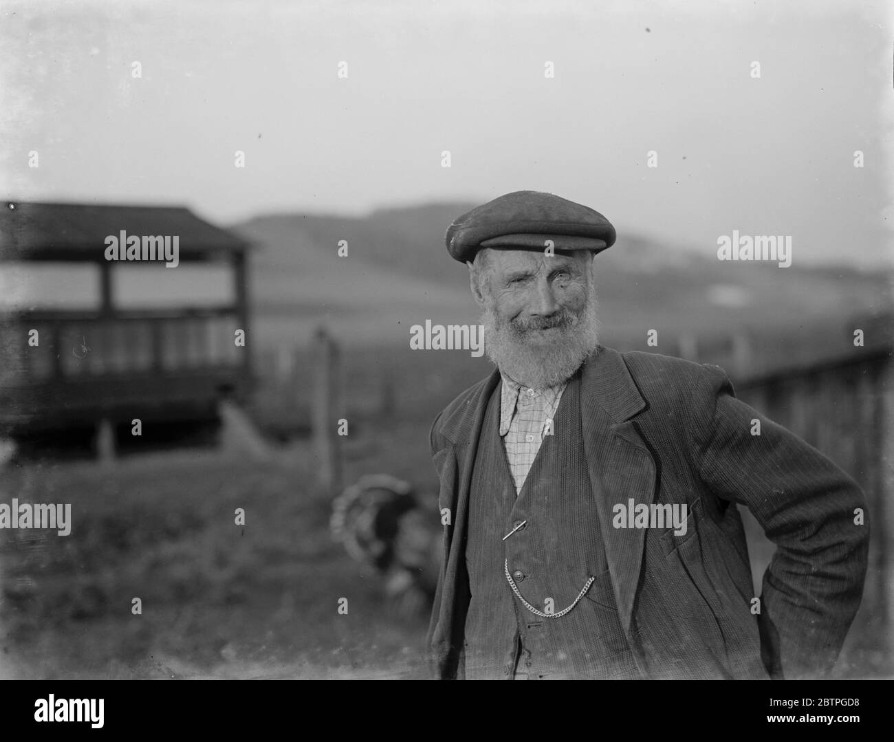Un agricoltore . 1936 Foto Stock