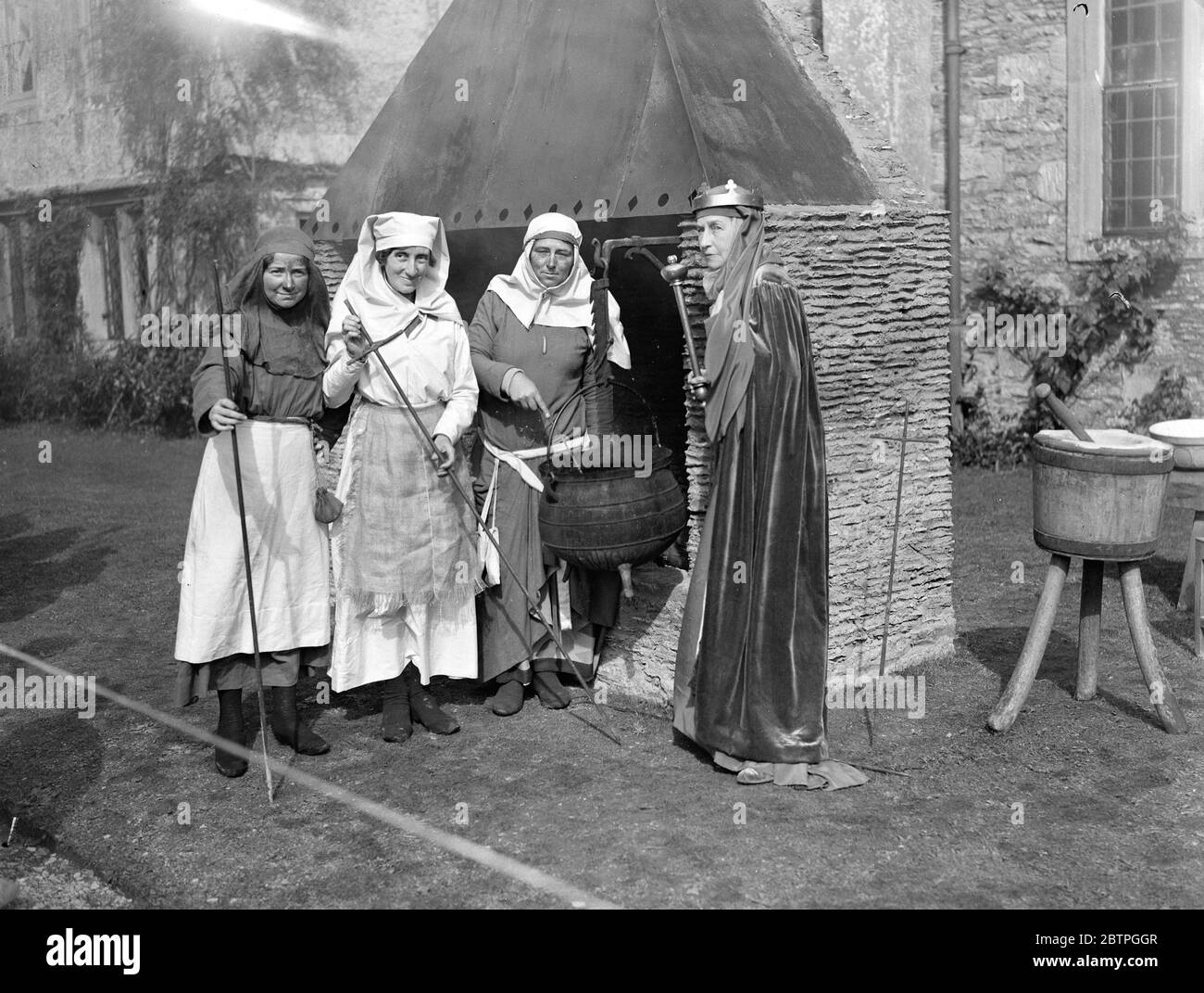 Lacock pageant . Sig.na M T Talbot . 5 settembre 1932 Foto Stock