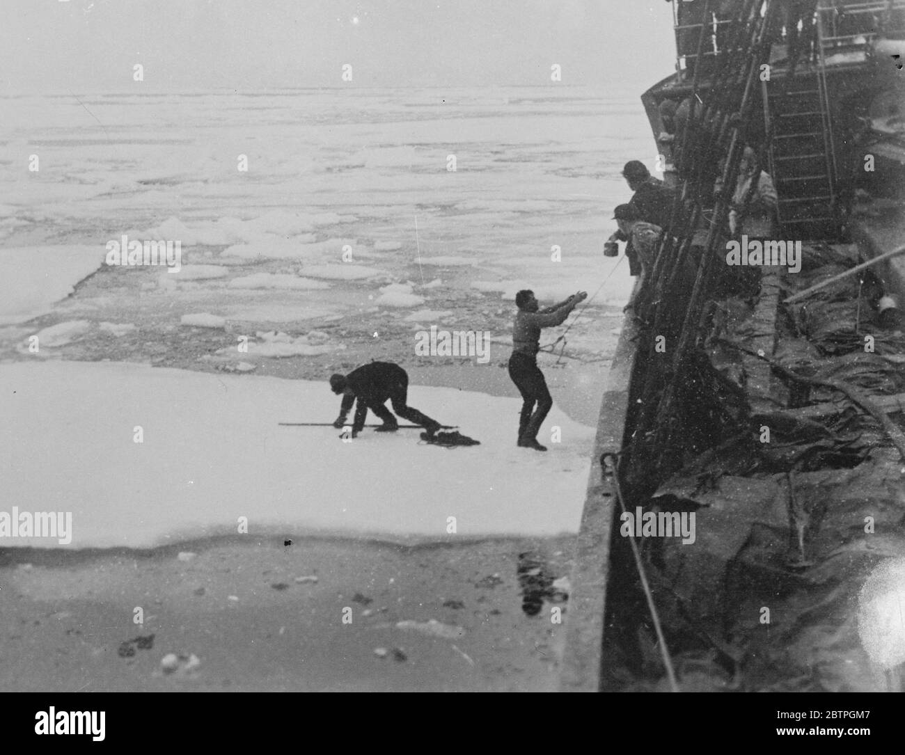 Spedizione artica russa . 10 novembre 1932 Foto Stock