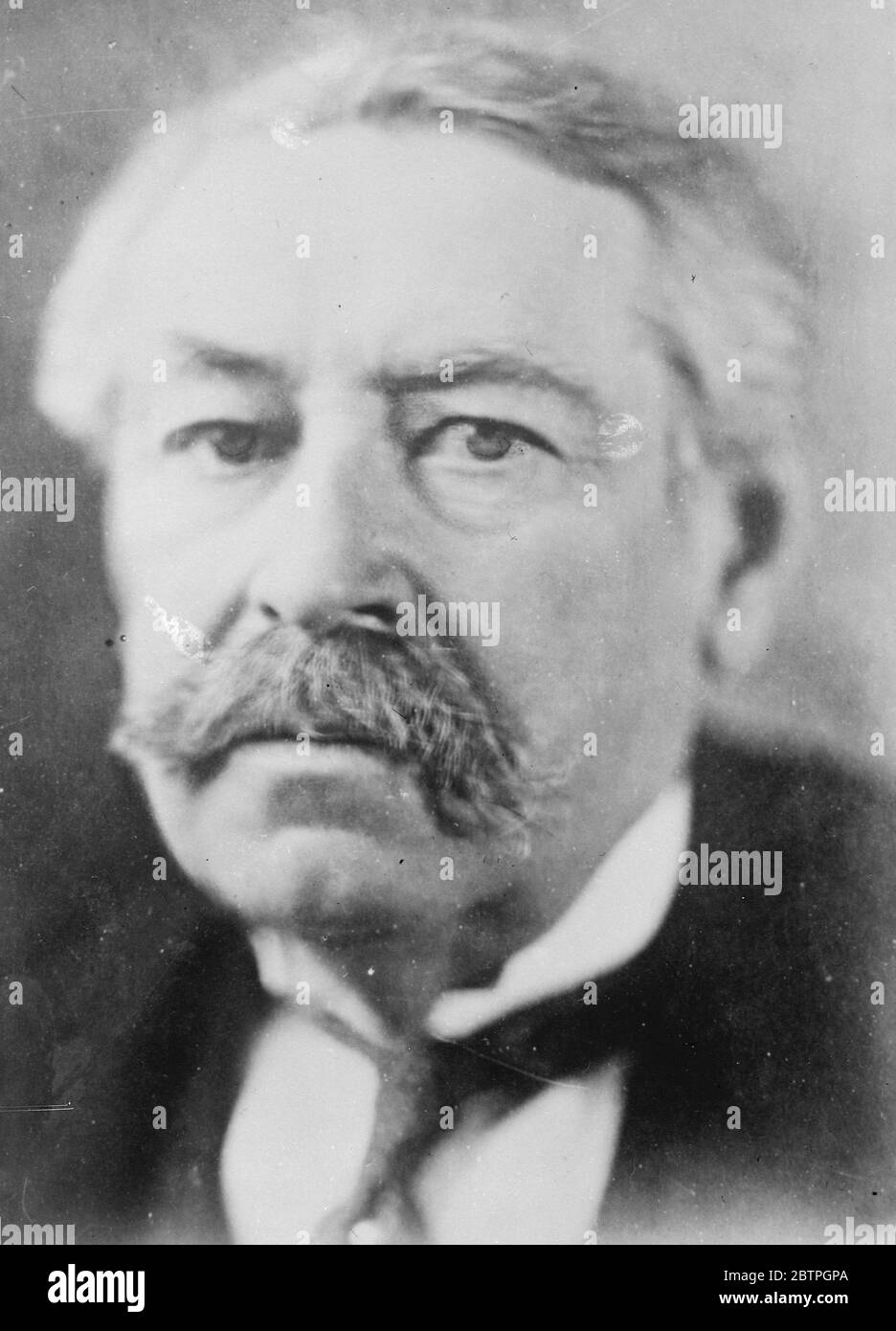 Decesso di M Briand . M Briand, ex Premier francese, è morto a Parigi all' età di 70 anni. La sua morte è il culmine di una malattia grave che ha causato il suo ritiro dalla politica . M Aristide Briand . 7 marzo 1932 Foto Stock