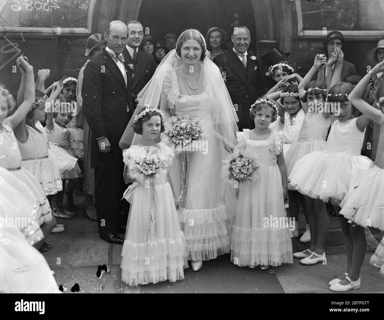 Matrimonio Irene Ashton . 1932 Foto Stock