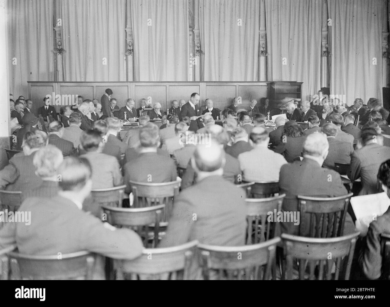 Convenzione di Ginevra . 13 marzo 1933 Foto Stock