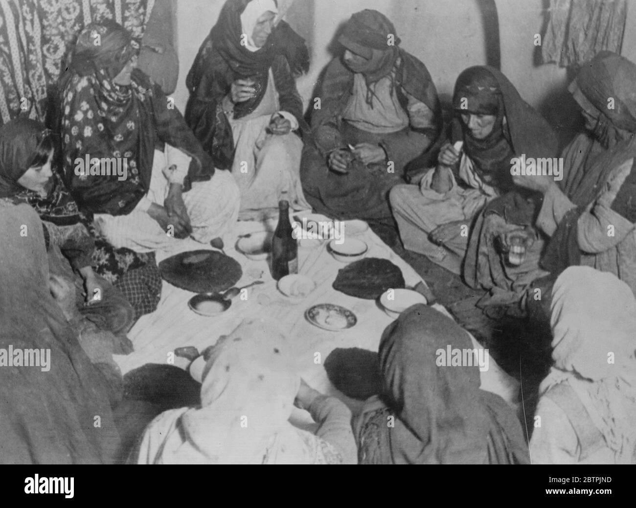 Cerimonia di nozze azera . 25 Ottobre 1934 . Foto Stock