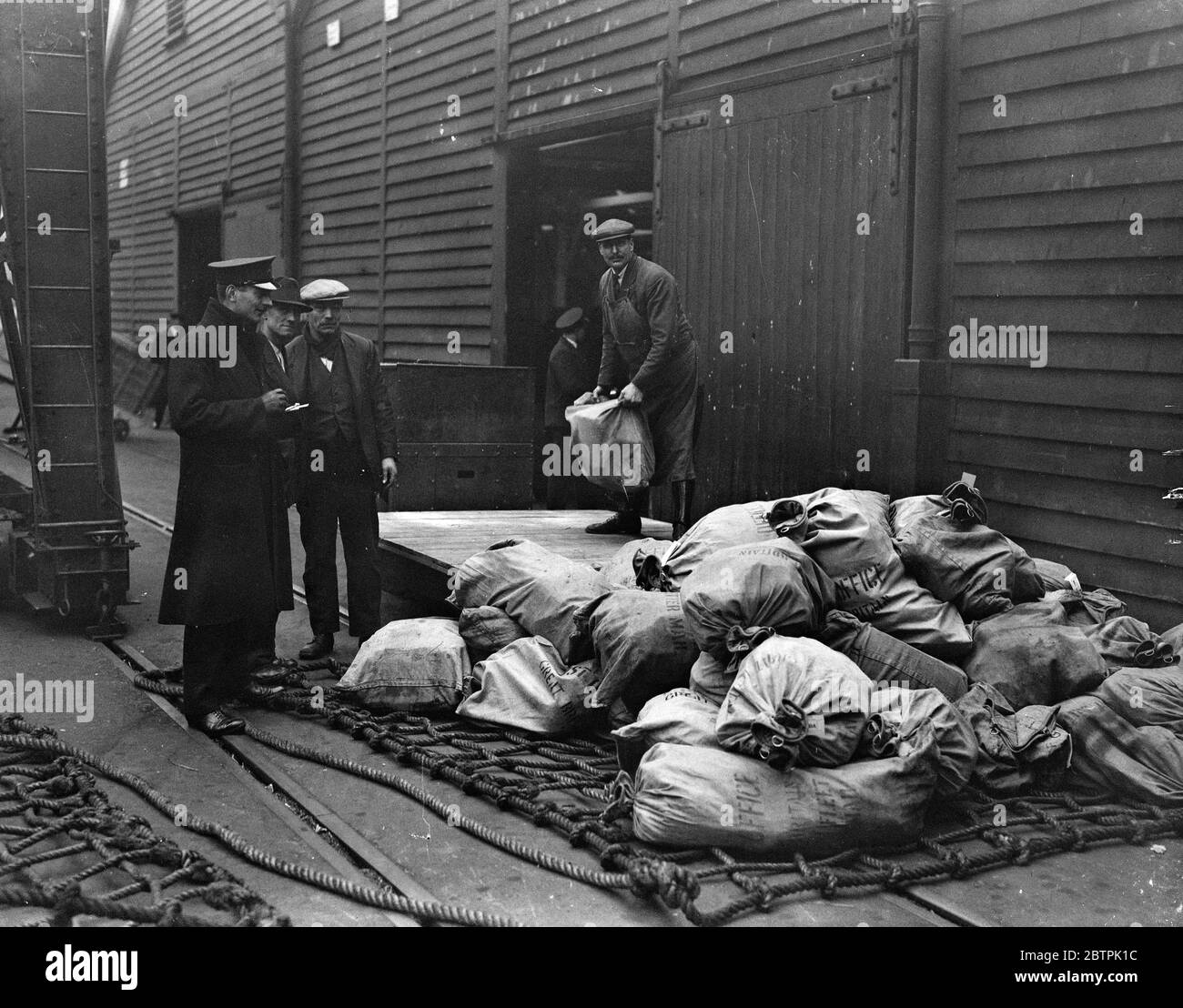 Posta di Natale . 1934 Foto Stock