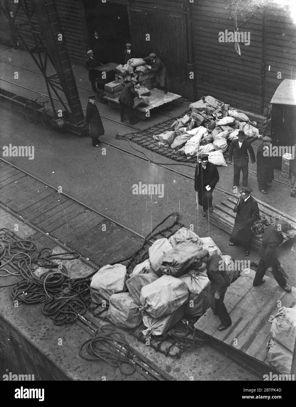 Posta di Natale . 1934 Foto Stock