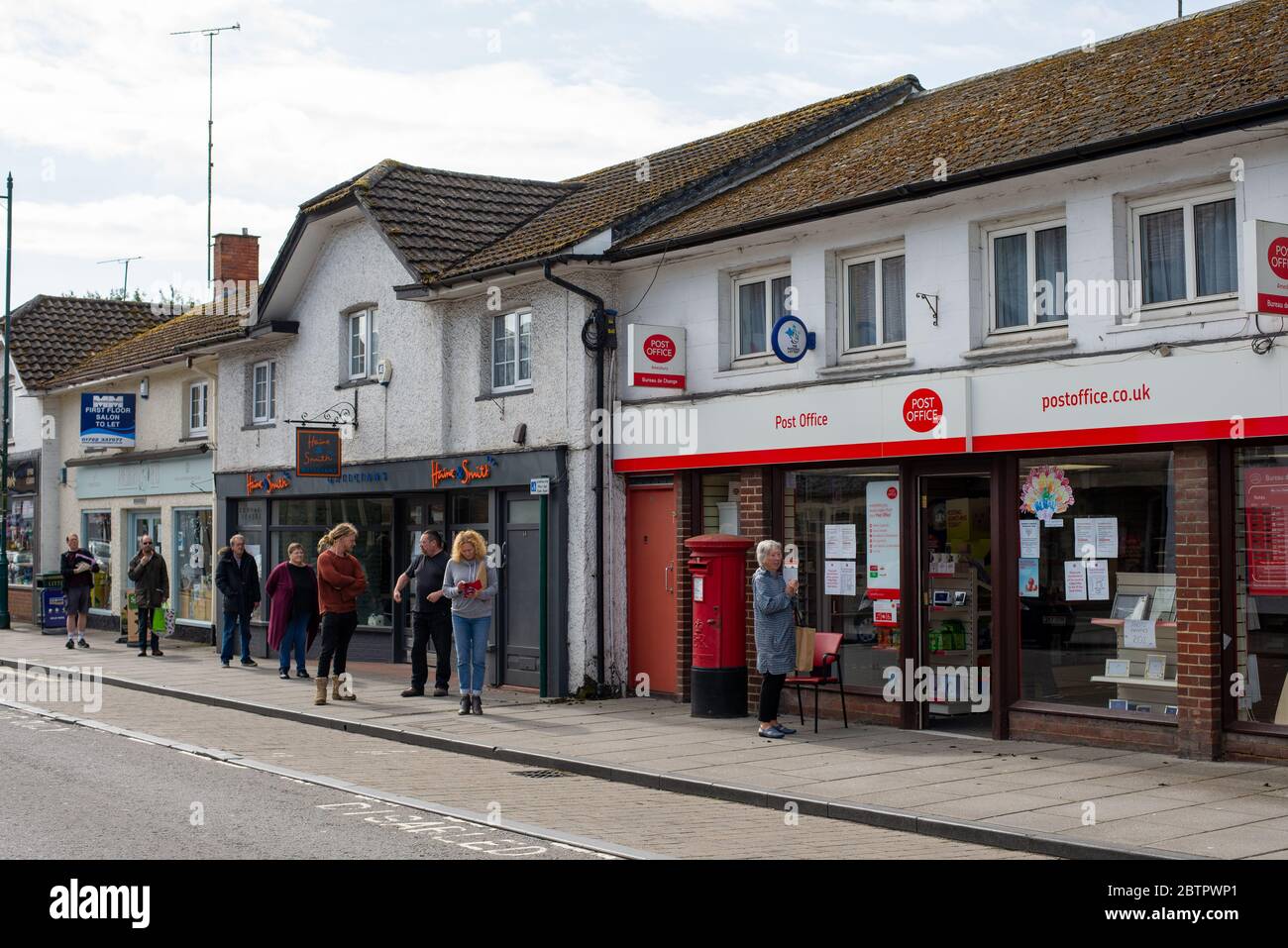 Aziende di Amesbury durante la chiusura di Coronavirus. Wiltshire, Inghilterra Foto Stock