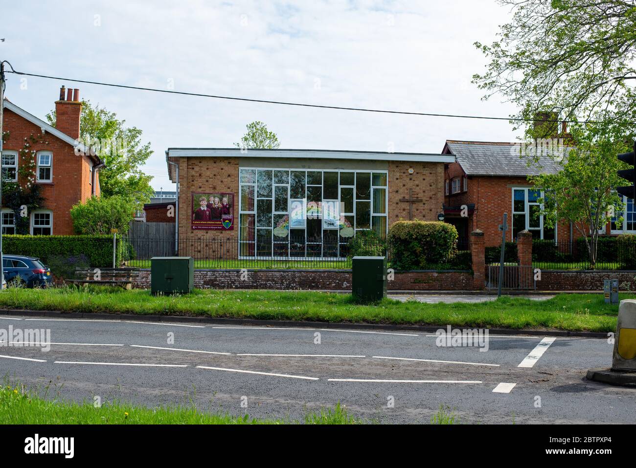 Aziende di Amesbury durante la chiusura di Coronavirus. Wiltshire, Inghilterra Foto Stock