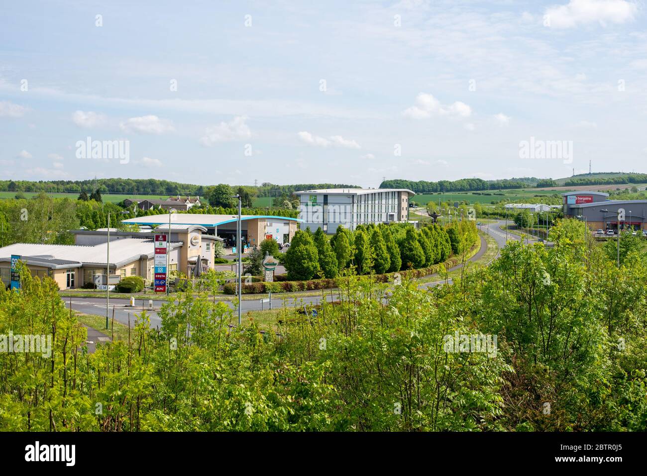 Aziende di Amesbury durante la chiusura di Coronavirus. Wiltshire, Inghilterra Foto Stock