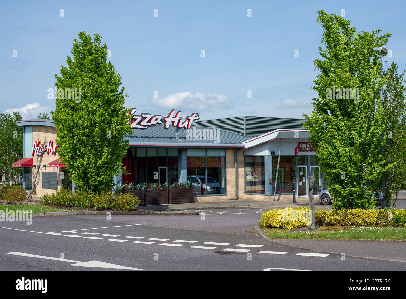 Aziende di Amesbury durante la chiusura di Coronavirus. Wiltshire, Inghilterra Foto Stock