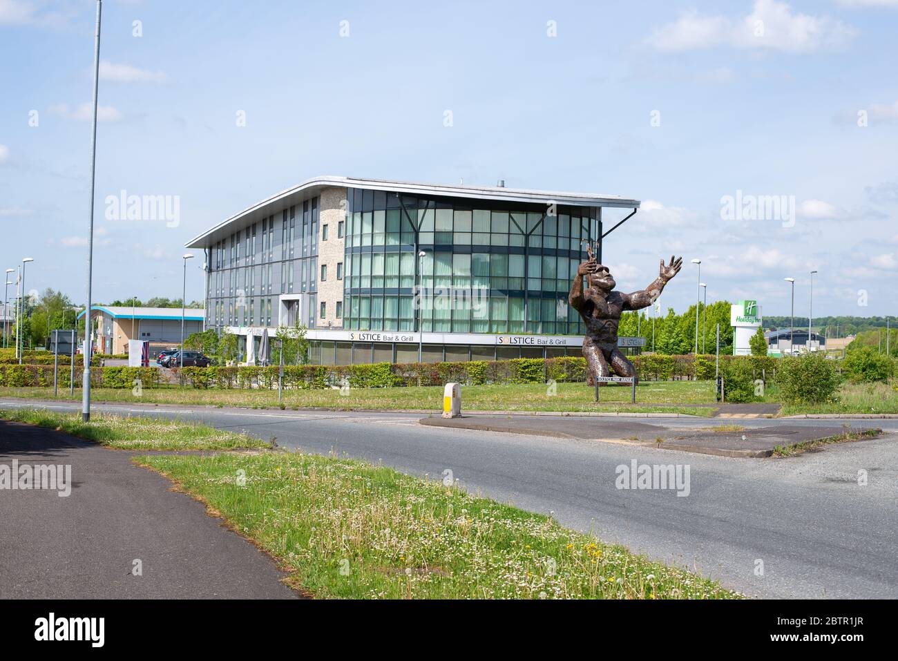 Aziende di Amesbury durante la chiusura di Coronavirus. Wiltshire, Inghilterra Foto Stock