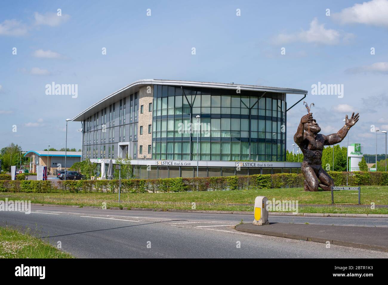 Aziende di Amesbury durante la chiusura di Coronavirus. Wiltshire, Inghilterra Foto Stock