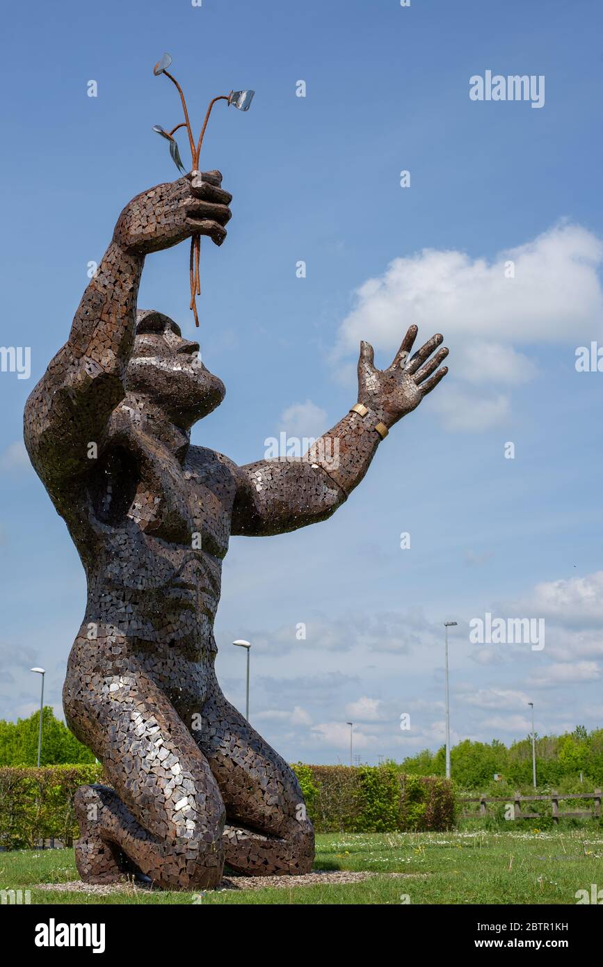 Aziende di Amesbury durante la chiusura di Coronavirus. Wiltshire, Inghilterra Foto Stock