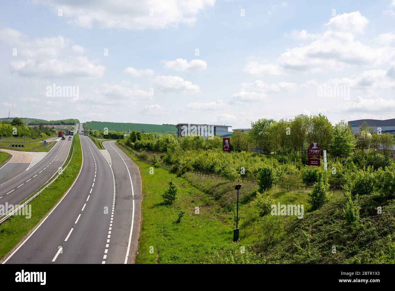 Aziende di Amesbury durante la chiusura di Coronavirus. Wiltshire, Inghilterra Foto Stock