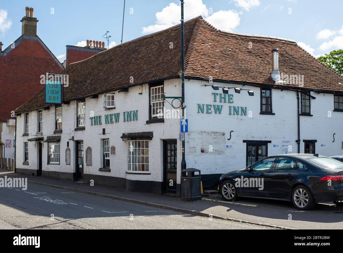 Aziende di Amesbury durante la chiusura di Coronavirus. Wiltshire, Inghilterra Foto Stock