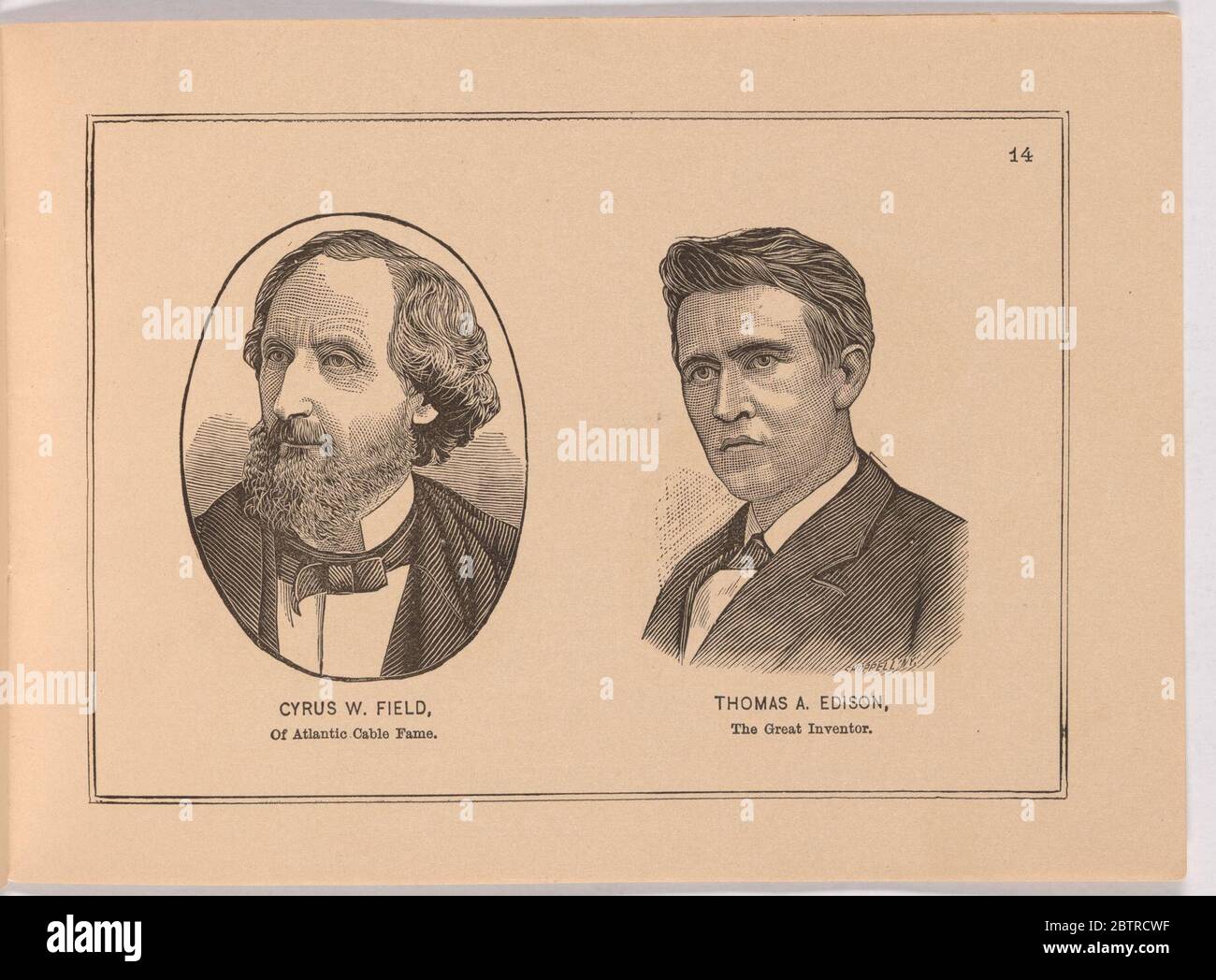 Album dei ritratti delle celebrità. Foto Stock