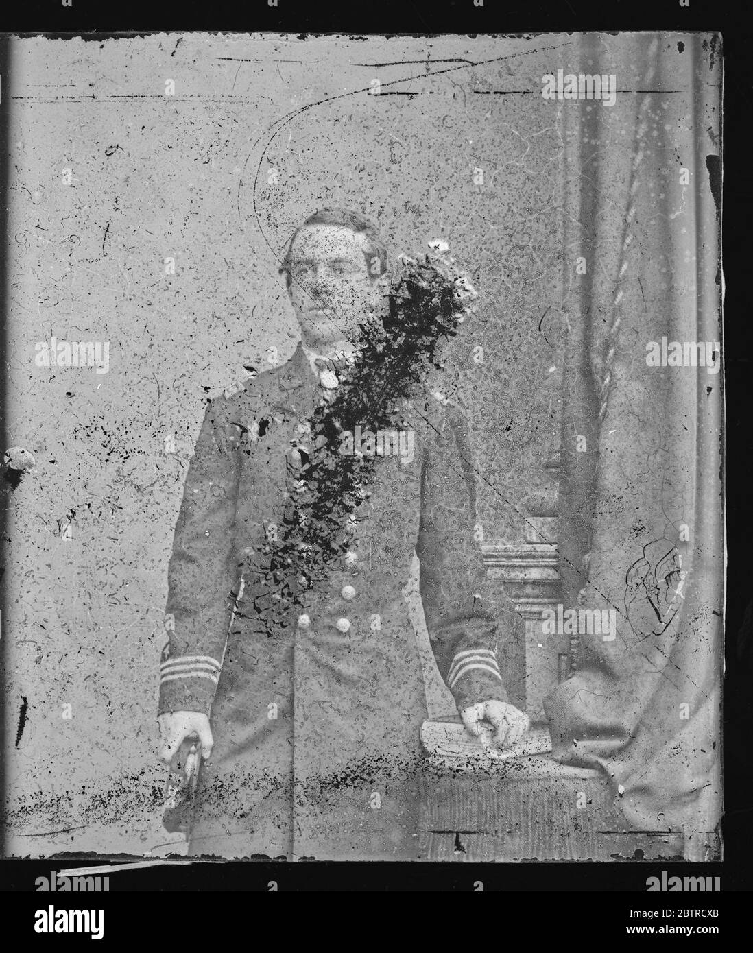 Uomo non identificato. Foto Stock