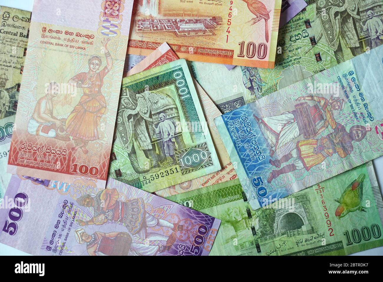 Rupia dello Sri Lanka, Sri Lanka-Rupie, LKR, Sri Lanka, Asia Foto Stock