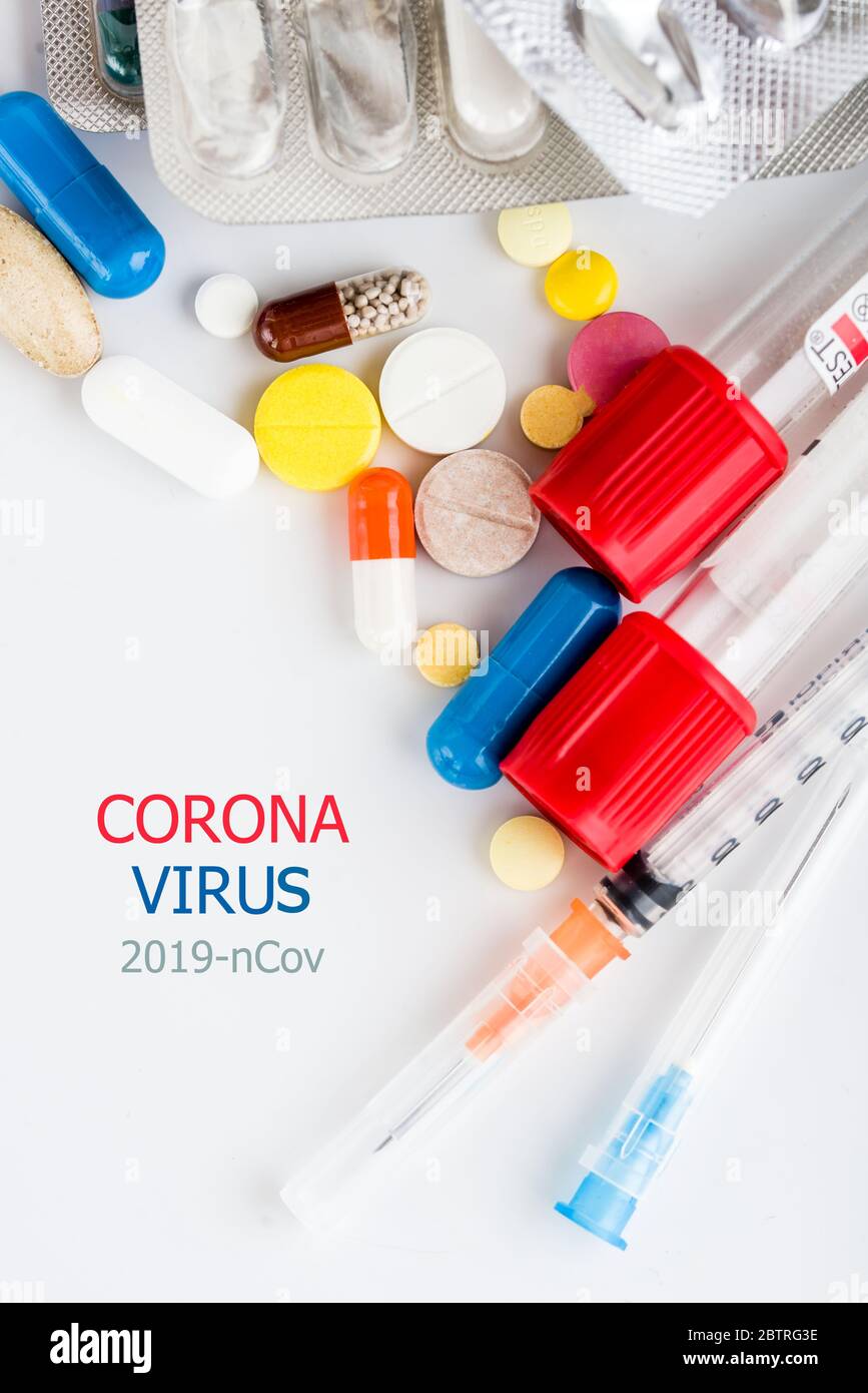Virus Corona, misteriosa polmonite virale a Wuhan, Cina. Assistenza sanitaria e concetto medico Foto Stock