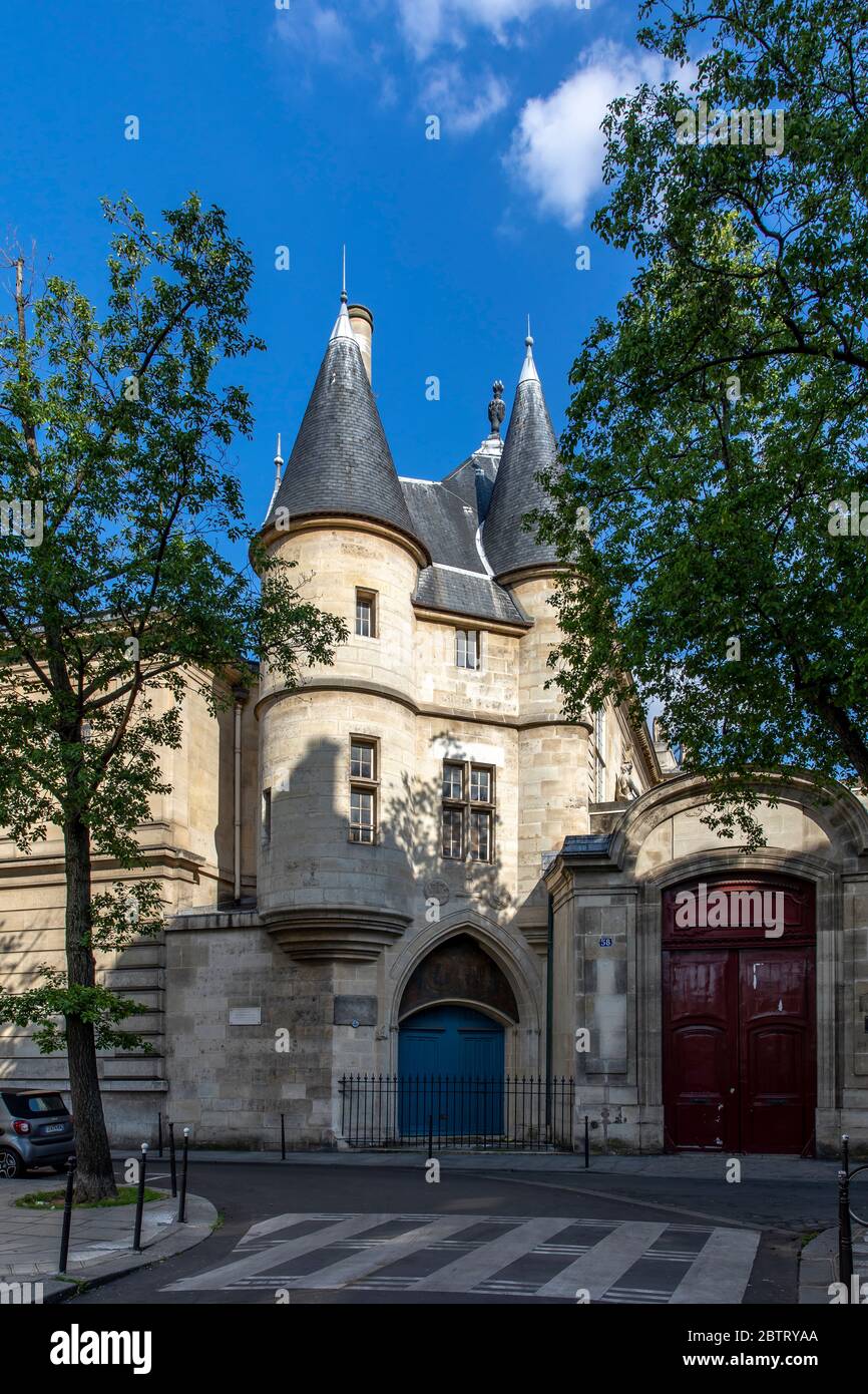 Parigi, Francia - 14 maggio 2020: Il monumento dell'Archivio Nazionale di Parigi Foto Stock