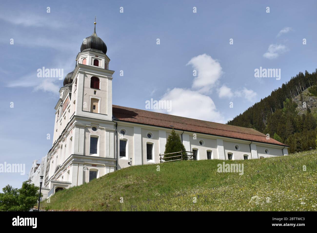 Chiesa in Disentis Svizzera Foto Stock