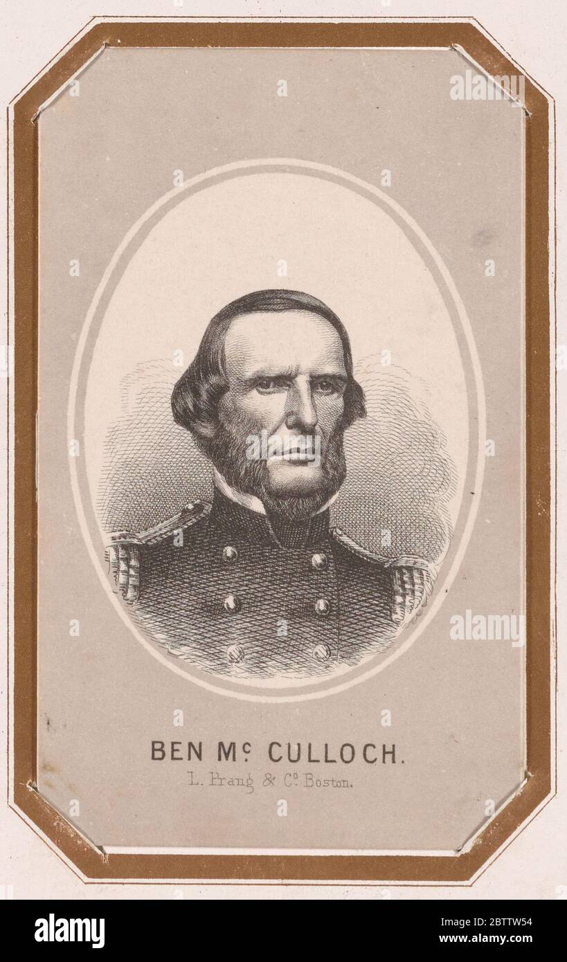 Benjamin McCulloch. Foto Stock