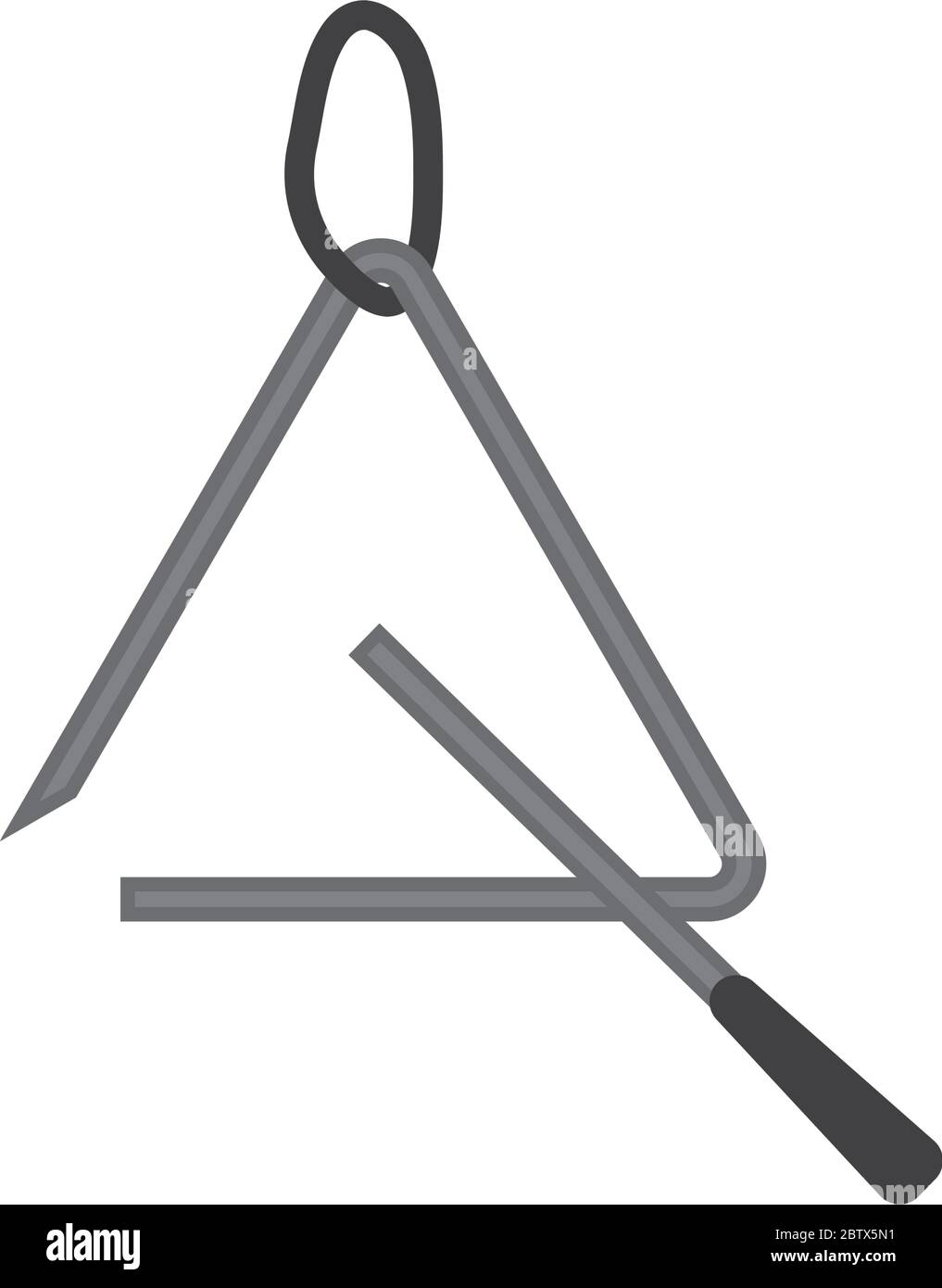 Modello grafico a triangolo isolato dal vettore Illustrazione Vettoriale