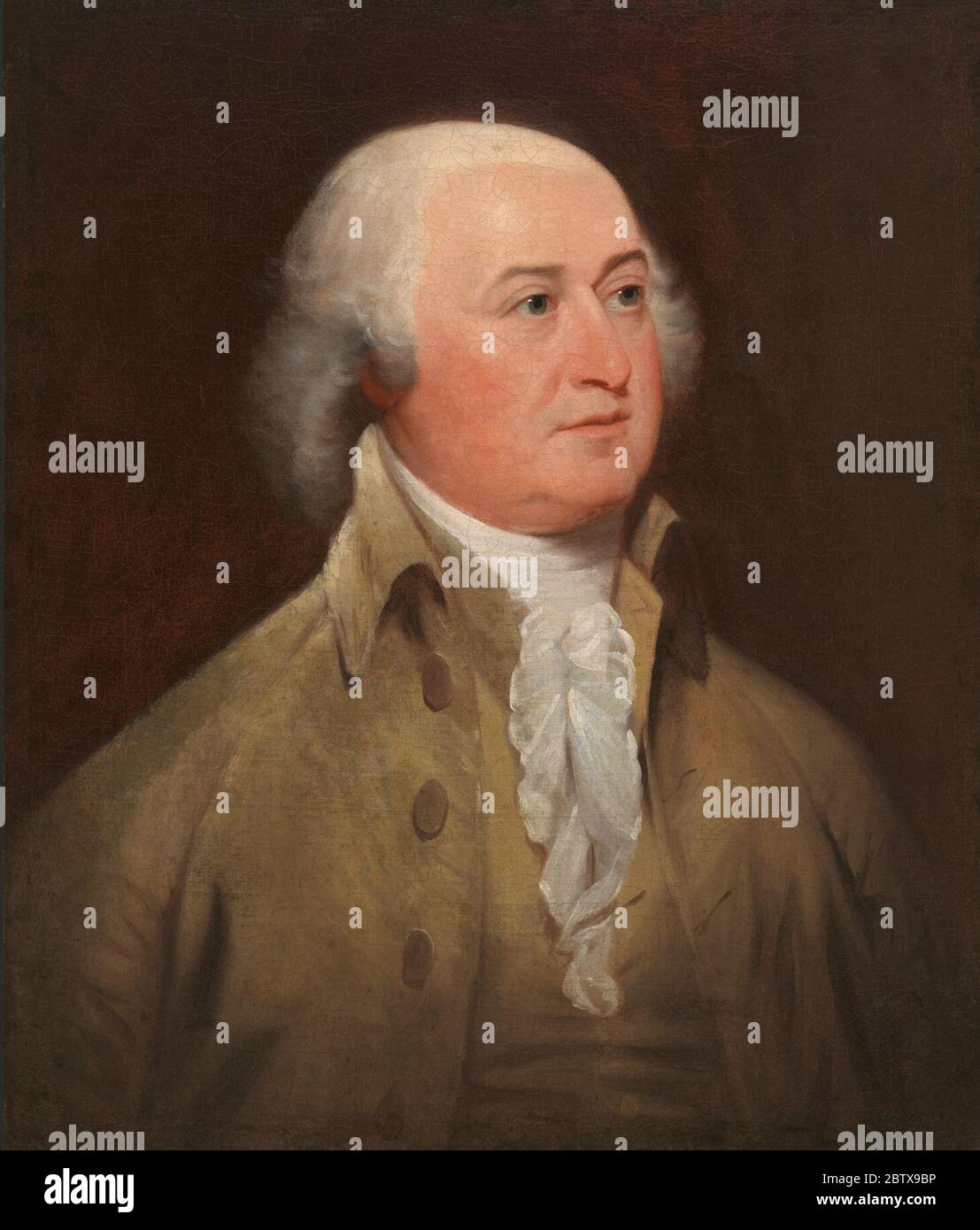 John Adams. Secondo presidente, 1797–1801Se tutti i padri fondatori, John Adams era forse il più intellettuale e compiuto. Foto Stock