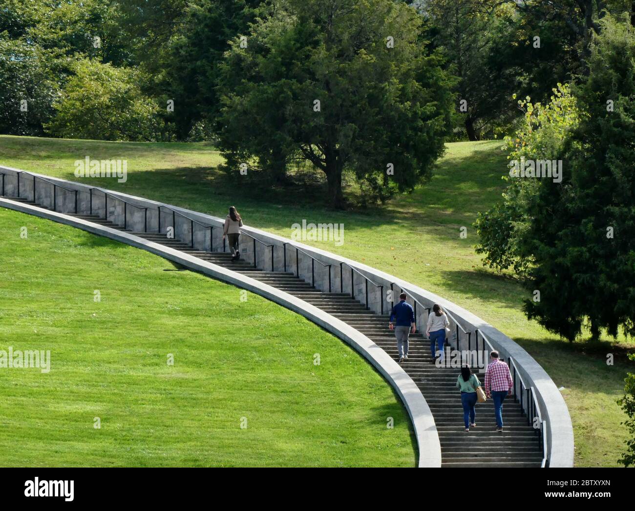 Bicentenario Capitol Mall parco statale, Nashville, Davidson County, Tennessee, Stati Uniti d'America Foto Stock