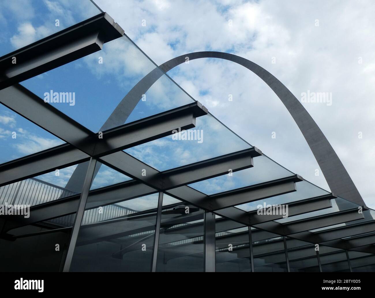 St. Louis Missouri, Missouri, Missouri USA, Gateway Arch, Jefferson National Expansion Memorial Foto Stock