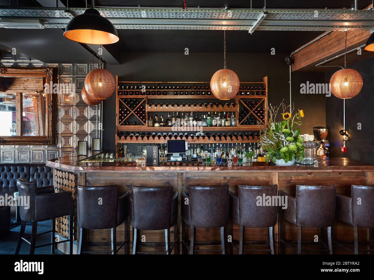 Interno del ristorante Lomito a Gerrards Cross, Buckinghamshire, Inghilterra, Regno Unito Foto Stock