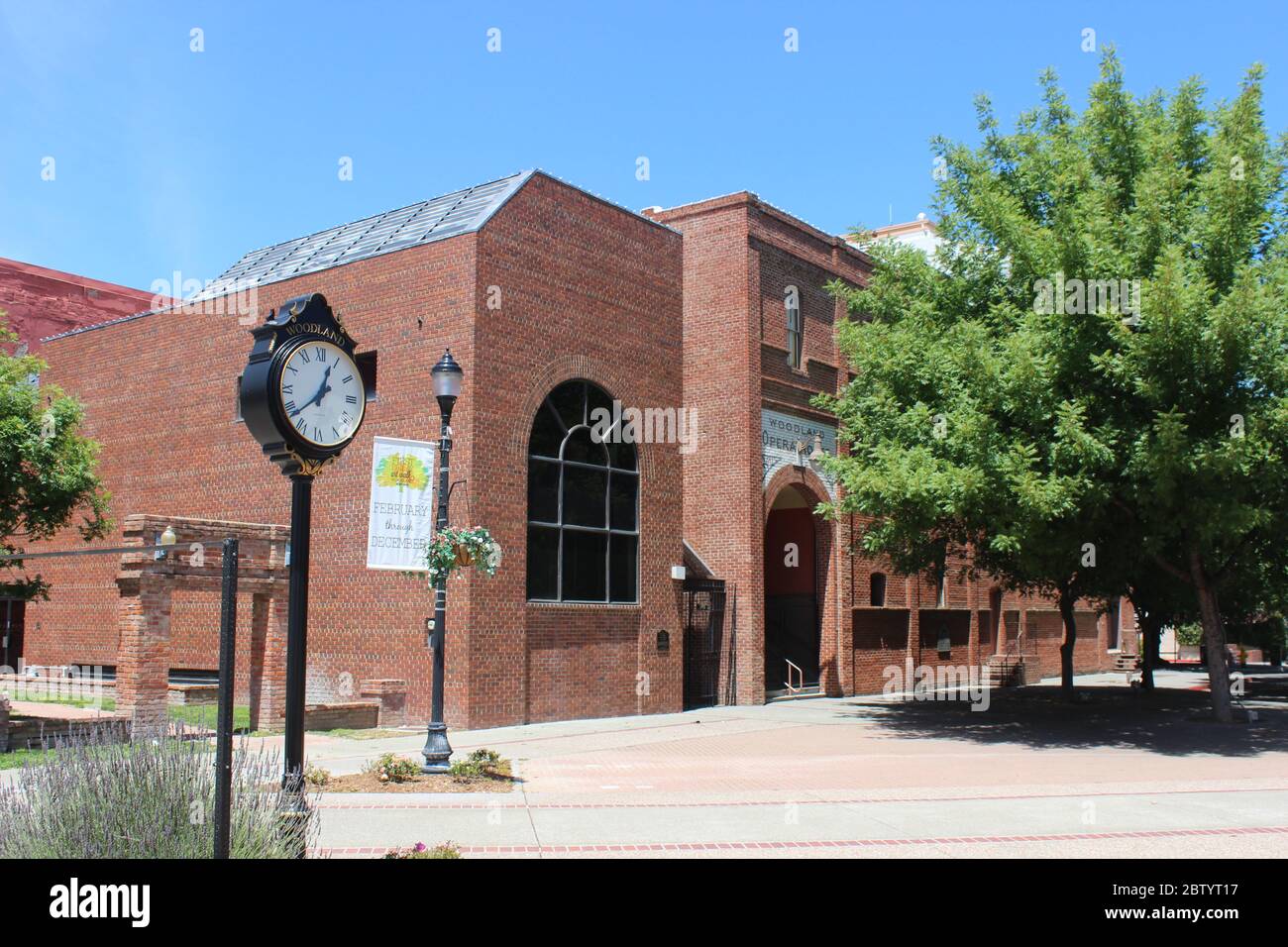 Woodland Opera House costruito 1896, Woodland, California Foto Stock