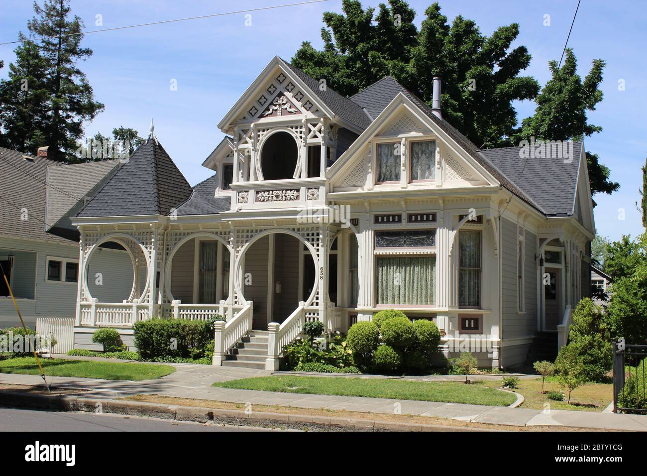 Casa di Anna regina costruita 1893, Woodland, California Foto Stock