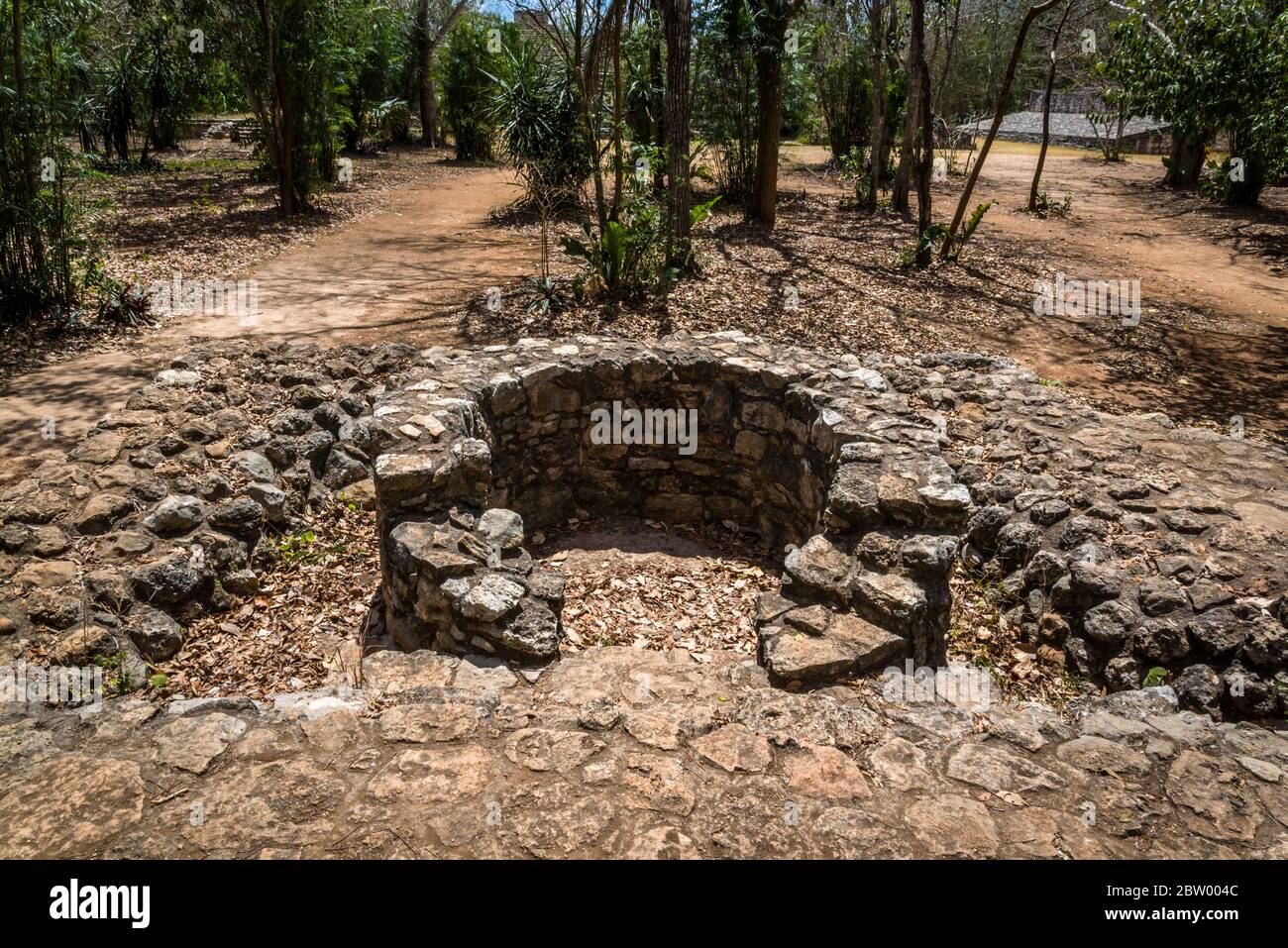 Le rovine maya di Ek Balam, Yucatan, Messico Foto Stock