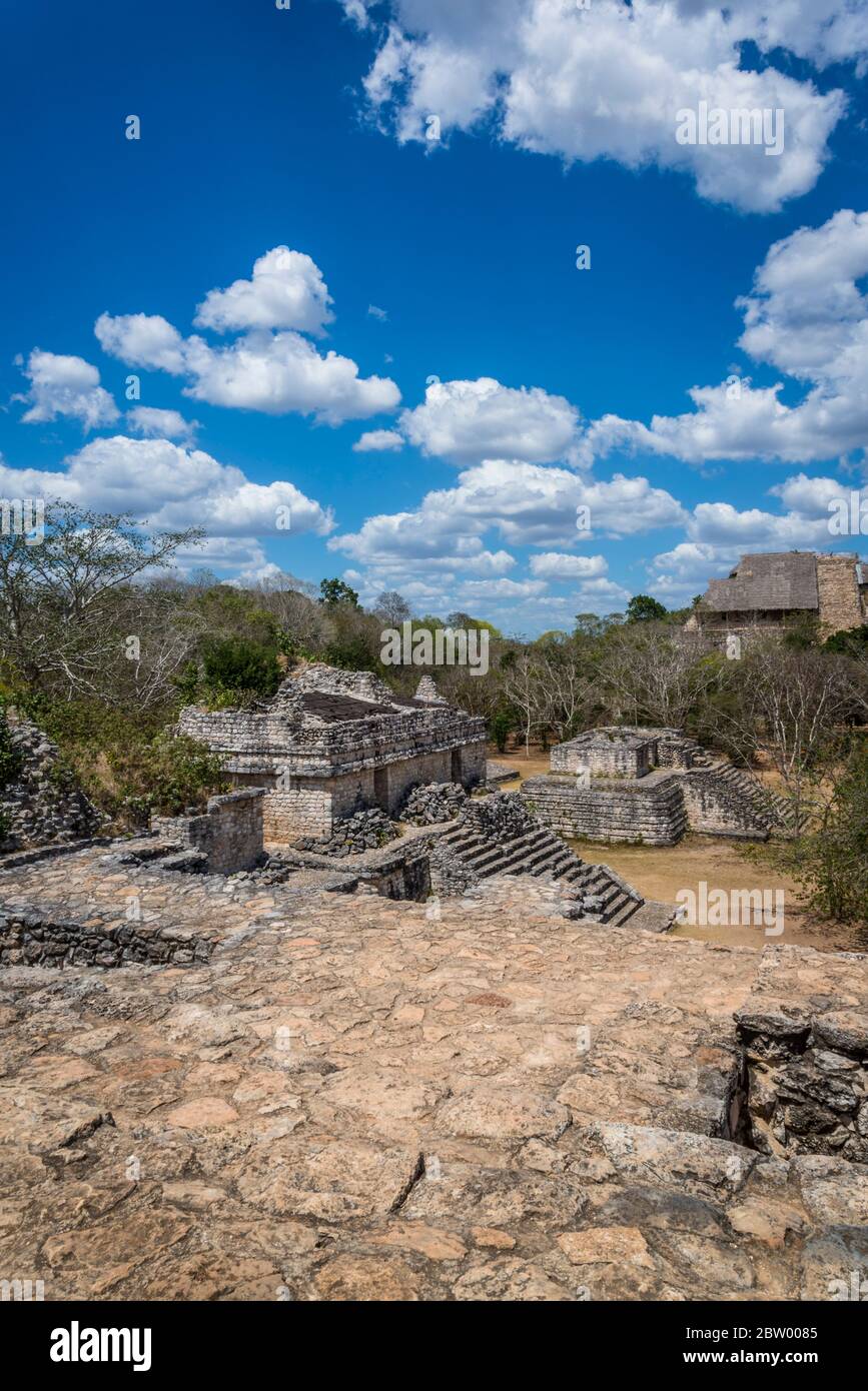 Le rovine maya di Ek Balam, Yucatan, Messico Foto Stock