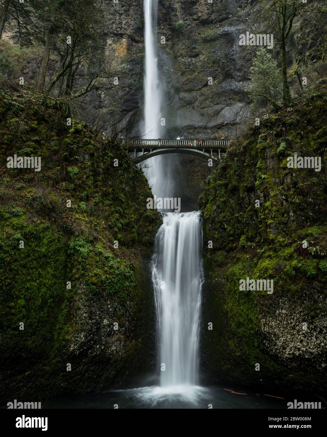 Caduta d'acqua a Portland, Oregon Foto Stock