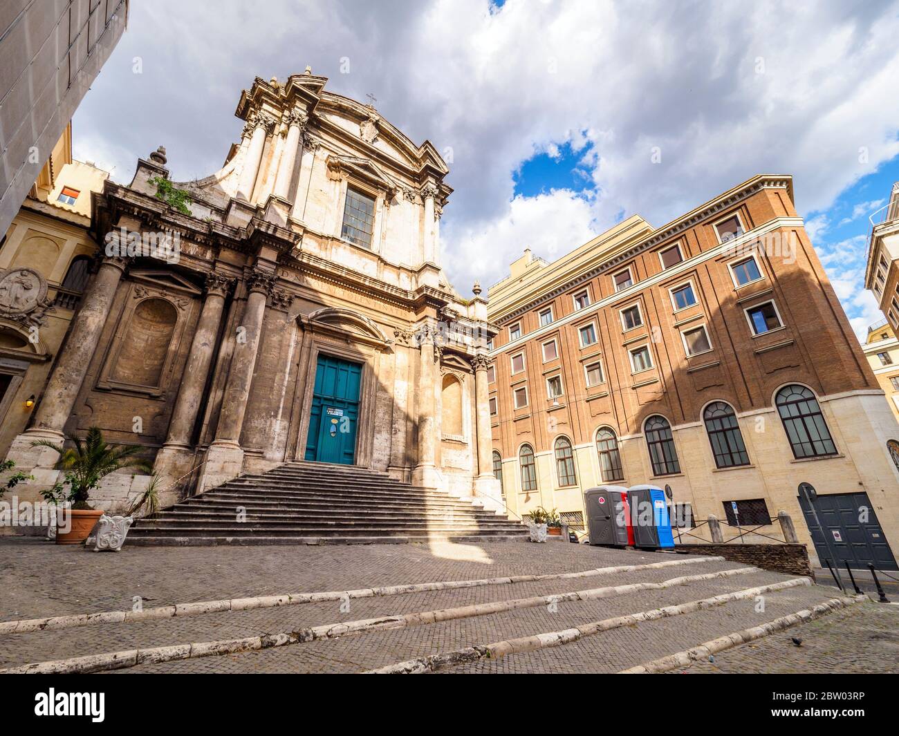 La chiesa di San Nicola da Tolentino - Roma, Italia Foto Stock