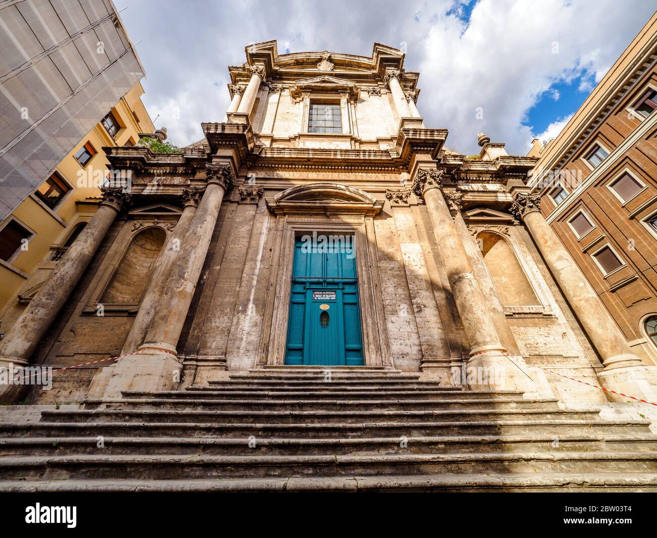 La chiesa di San Nicola da Tolentino - Roma, Italia Foto Stock