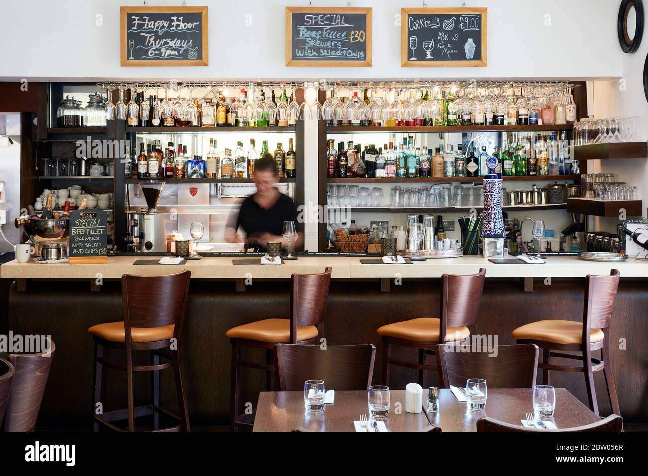 The Tablespoon Restaurant in Sunningdale, Berkshire, Inghilterra, Regno Unito Foto Stock