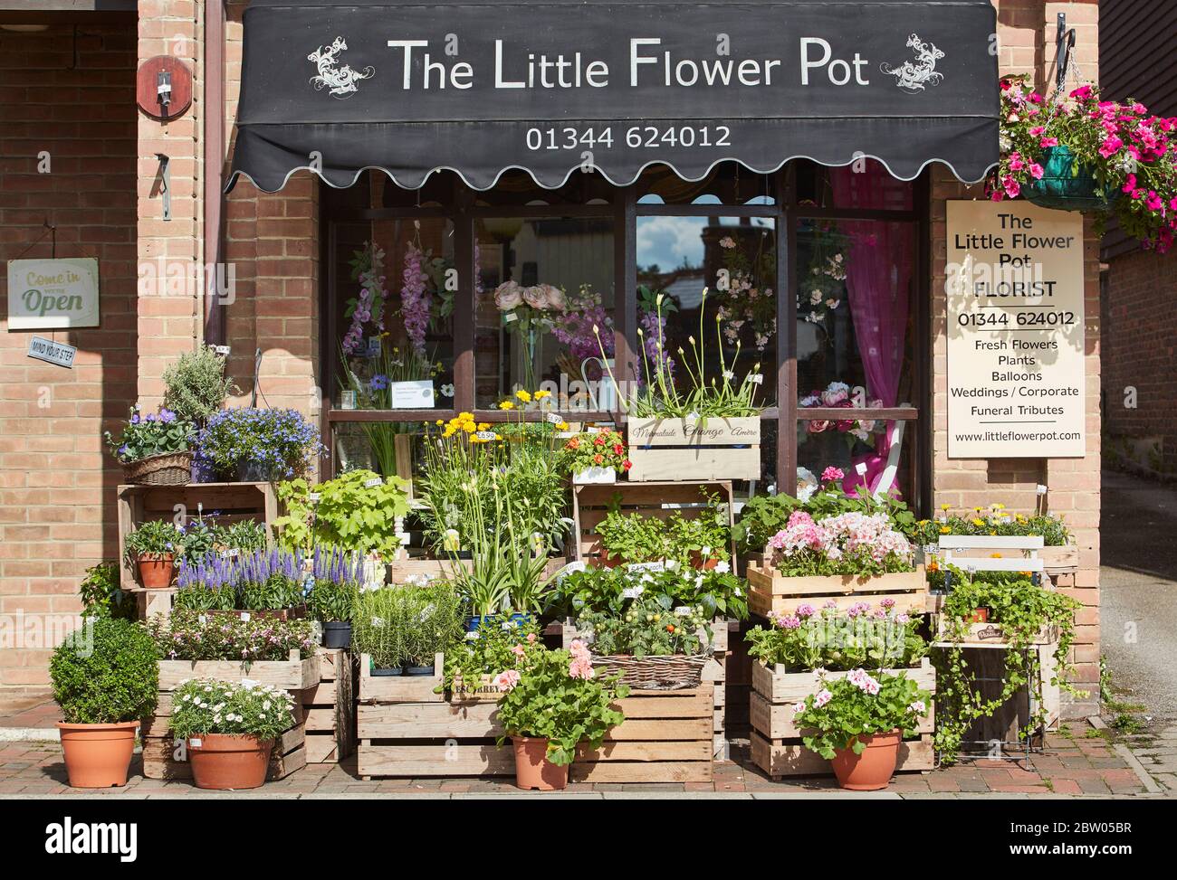 Il fioraio di Little Flower Pot a Sunninghill, Berkshire Foto Stock
