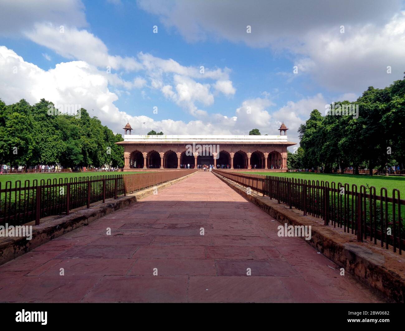 Campus del Forte Rosso, Lal Qila Delhi - Sito Patrimonio dell'Umanità dell'UNESCO, India Foto Stock