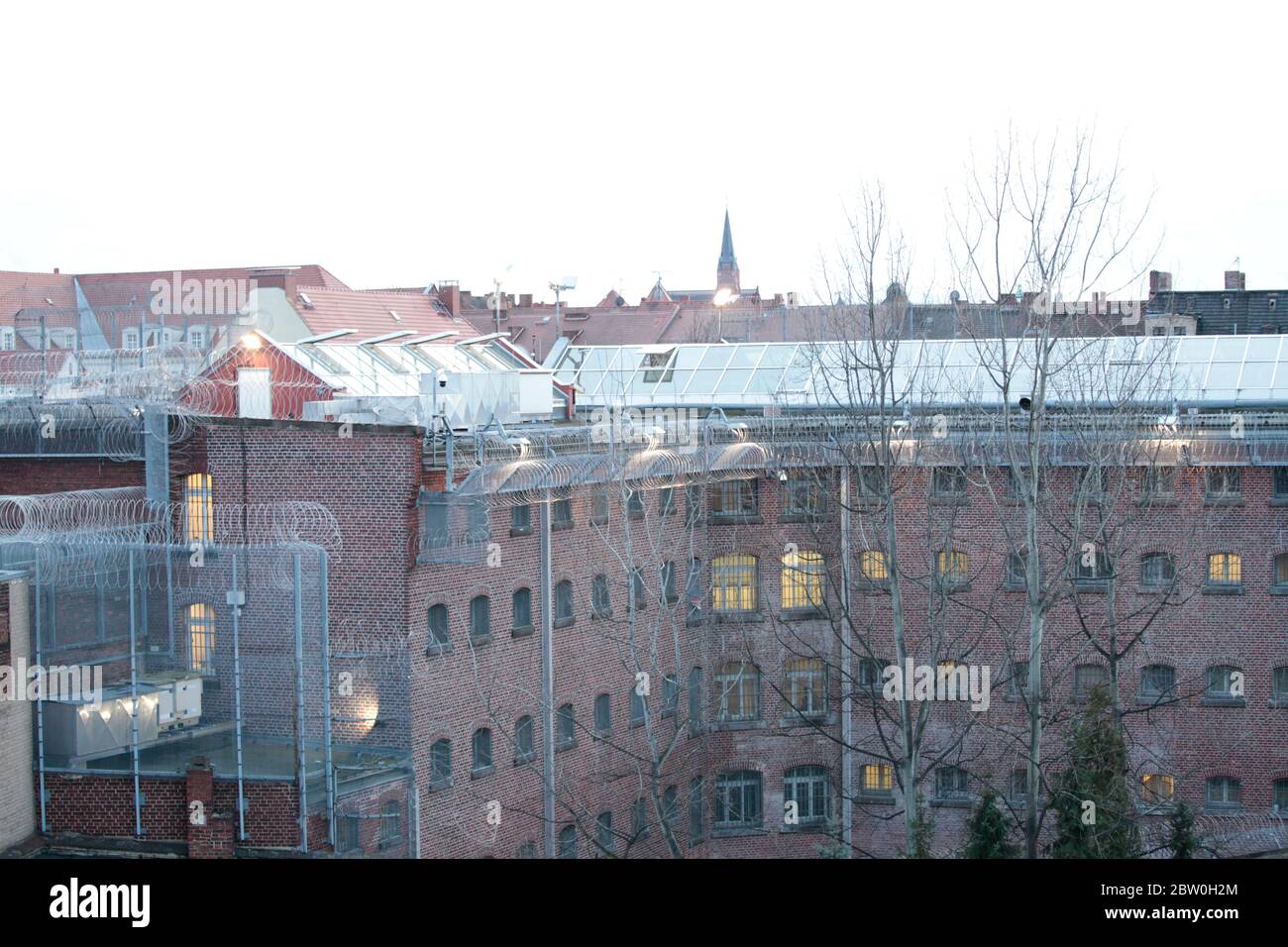 Die Justizvollzugsanstalt Görlitz ist eine Justizvollzugsanstalt JVA , Gefängnis, Knast, in der Stadt Görlitz in der Oberlausitz im Freistaat Sachsen. Foto Stock