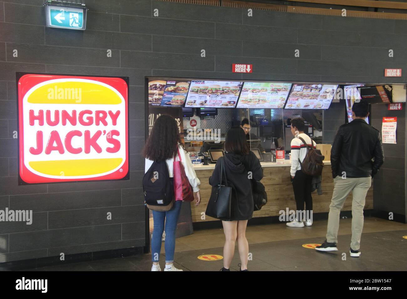 Hungry Jacks a Circular Quay, Sydney, NSW, Australia. Foto Stock
