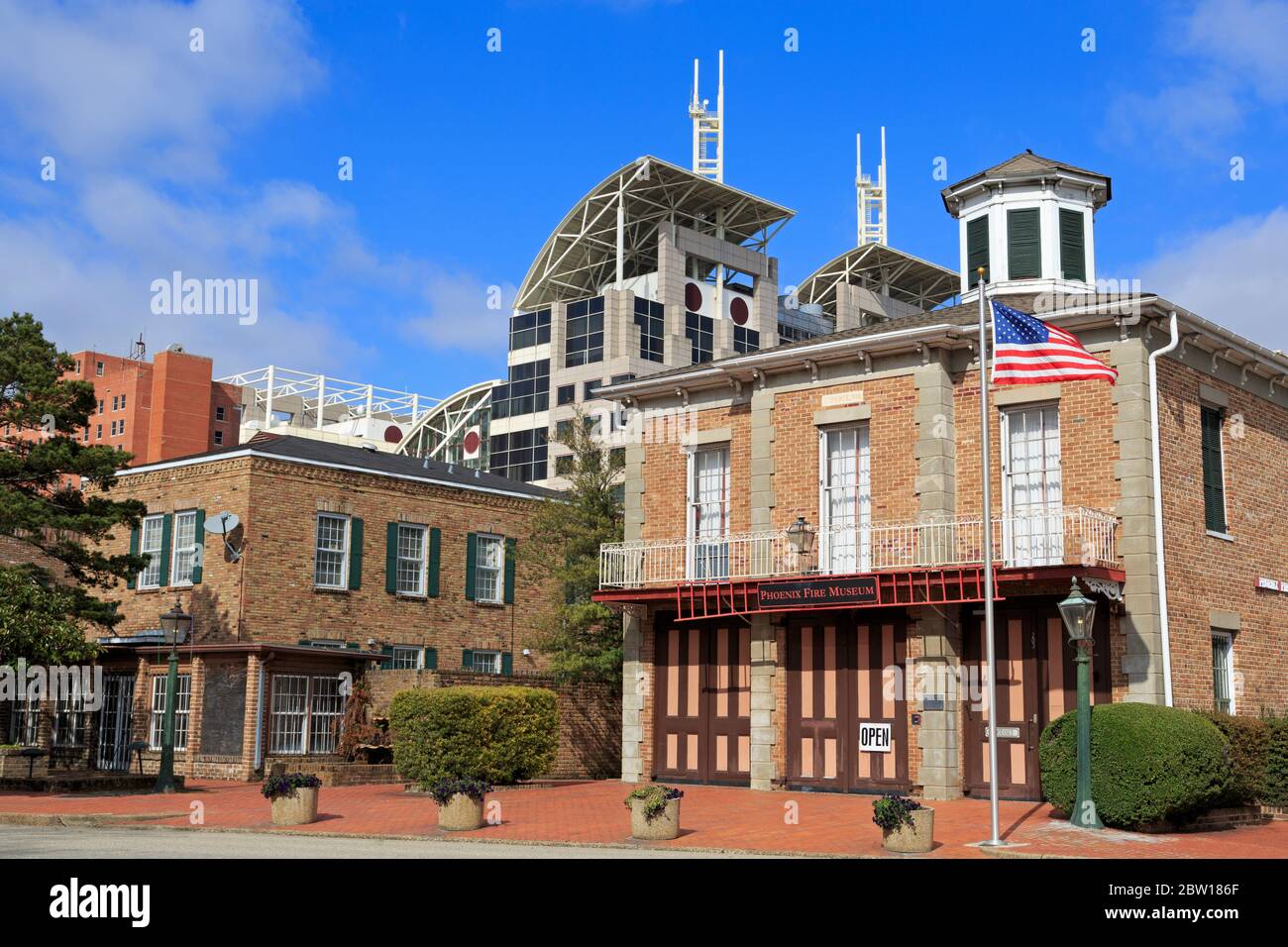 Phoenix Fire Museum, Mobile, Alabama, STATI UNITI D'AMERICA Foto Stock