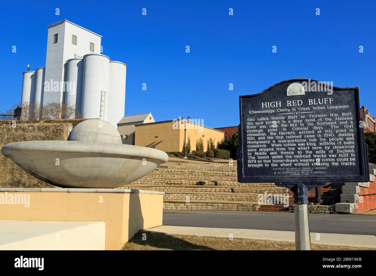 Riverfront District, Montgomery, Alabama, Stati Uniti Foto Stock