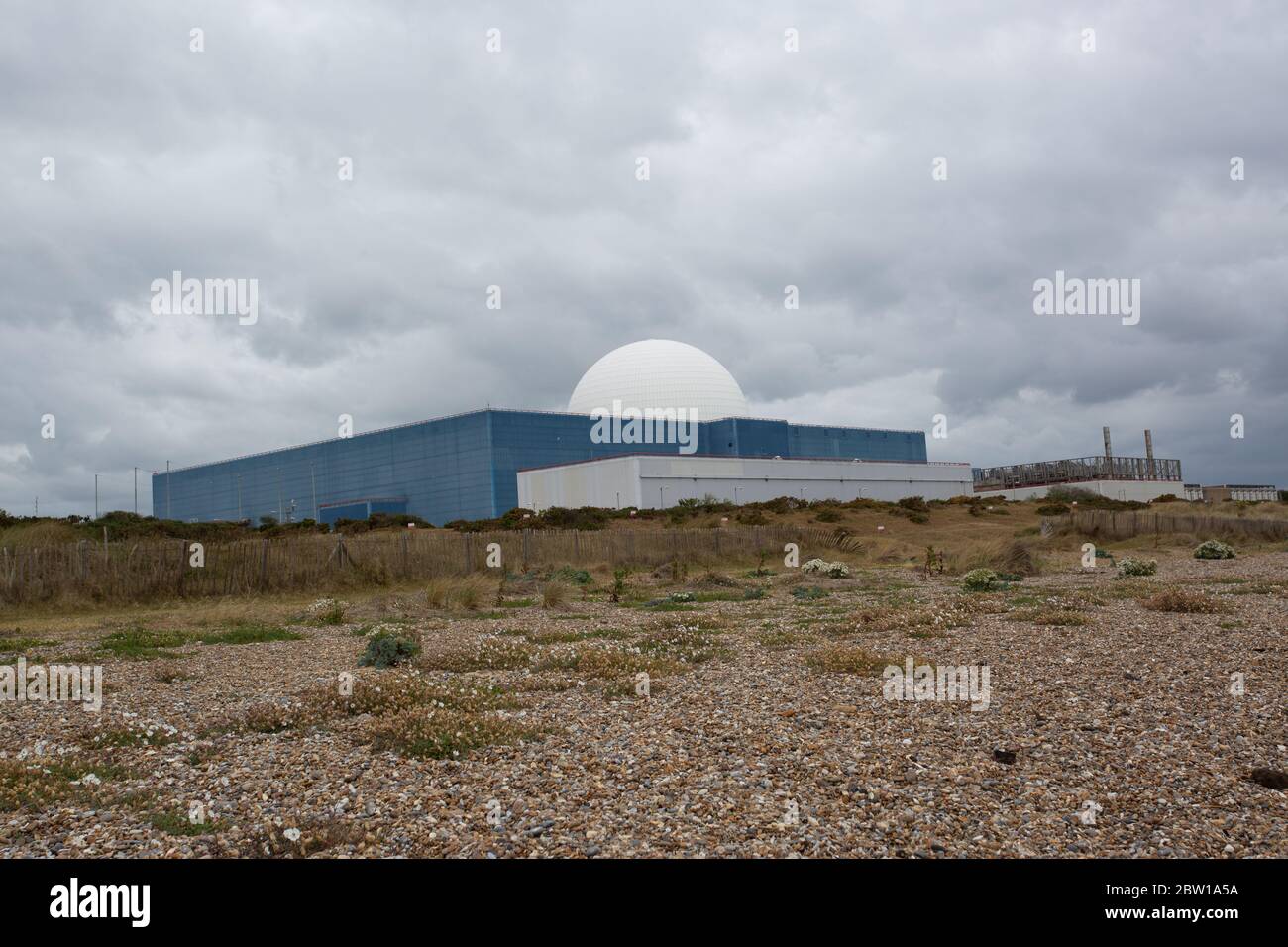 Sizewell Centrale Nucleare Suffolk Foto Stock