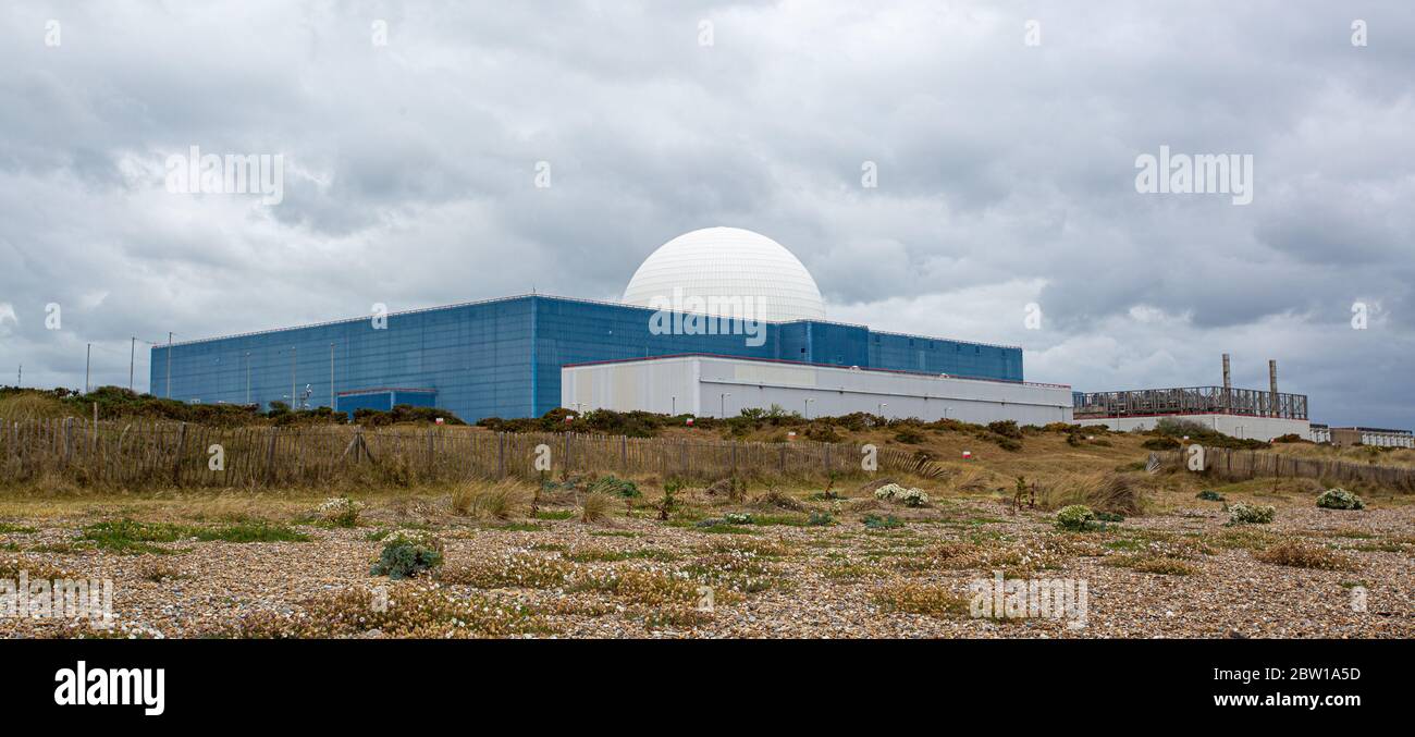 Sizewell Centrale Nucleare Suffolk Foto Stock